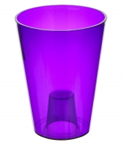 Изображение товара Вазон Лилия прозрачный фиолетовый